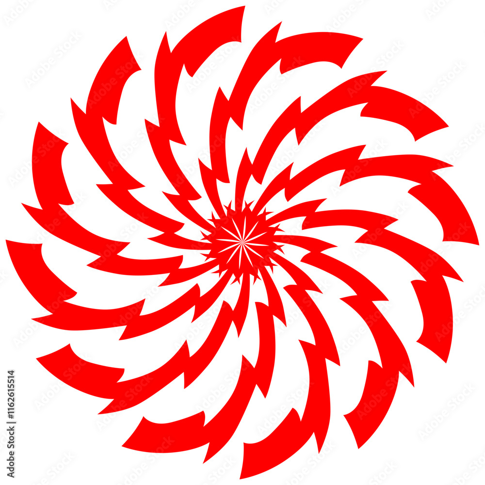 Fototapeta premium Sunburst element radial stripes or sunburst