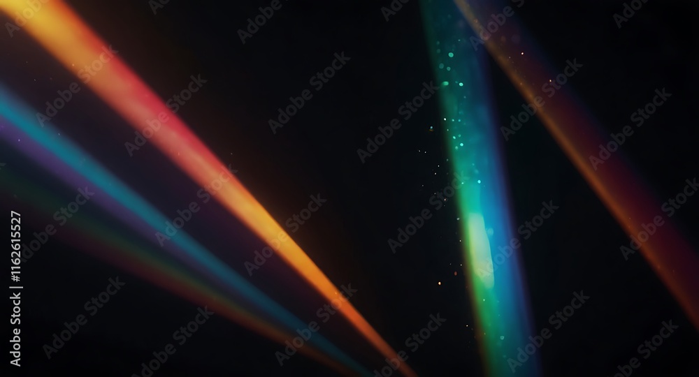Obraz premium Colorful abstract background with streams of light
