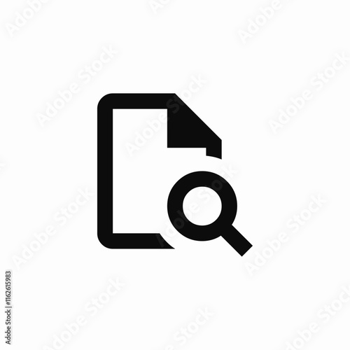 file search icon sign vector