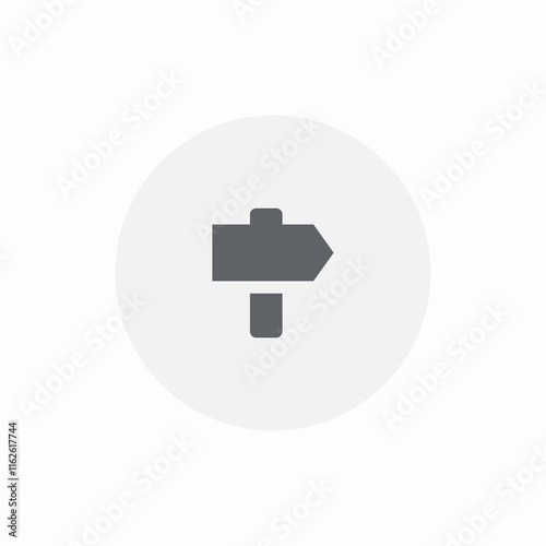 wayfinder traffic icon sign vector