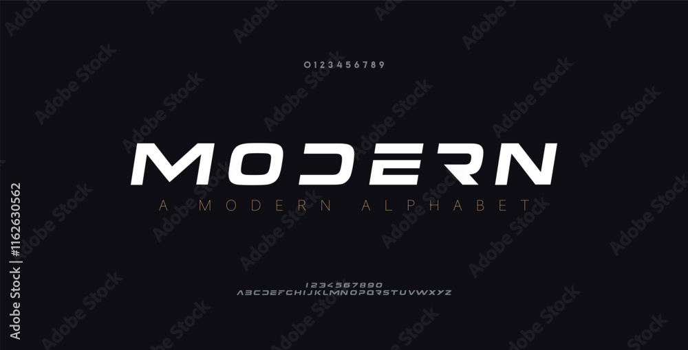 Abstract digital modern alphabet fonts. Typography technology electronic dance music future creative font. vector illustration Abstract digital modern alphabet fonts. Typography technology electronic dance music future creative font. vector illustration