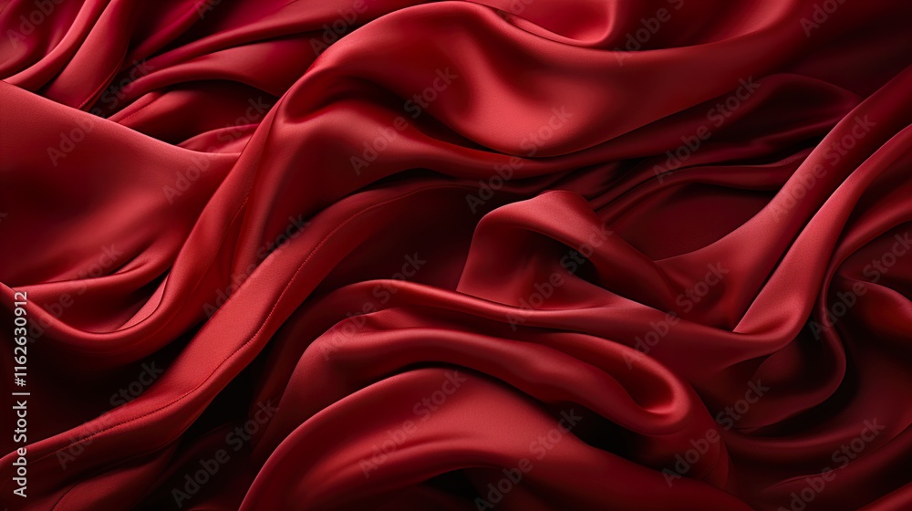 Obraz premium red velvet background, wine red swirl texture luxury backgrounds. 
