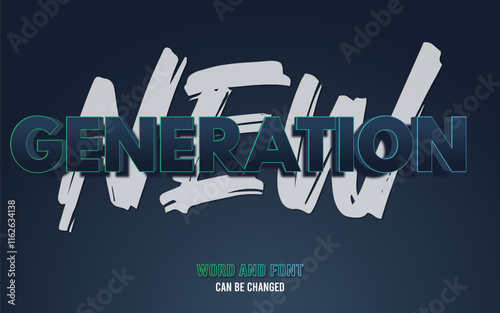 Generation-Z Text Effect 
