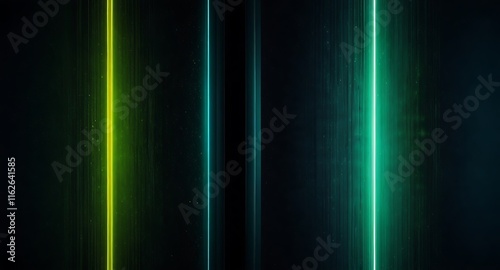 Black dark blue green emerald petrol teal lime yellow white abstract background