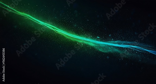 Black dark blue green emerald petrol teal lime yellow white abstract background