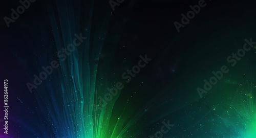 Black dark blue green emerald petrol teal lime yellow white abstract background