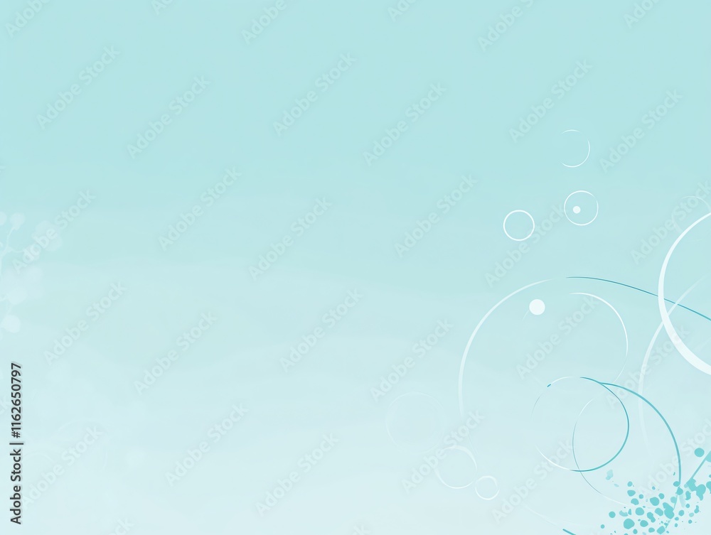 Abstract Light Blue Background with Swirling Circles and Dots Abstract Light Blue Background with Swirling Circles and Dots
