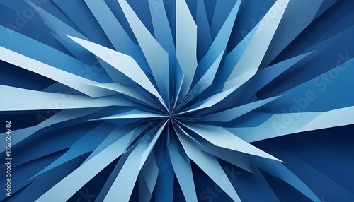 Wallpaper Mural Fondo abstracto azul con efecto de desenfoque de movimiento radial, creando una sensación de velocidad y movimiento Torontodigital.ca