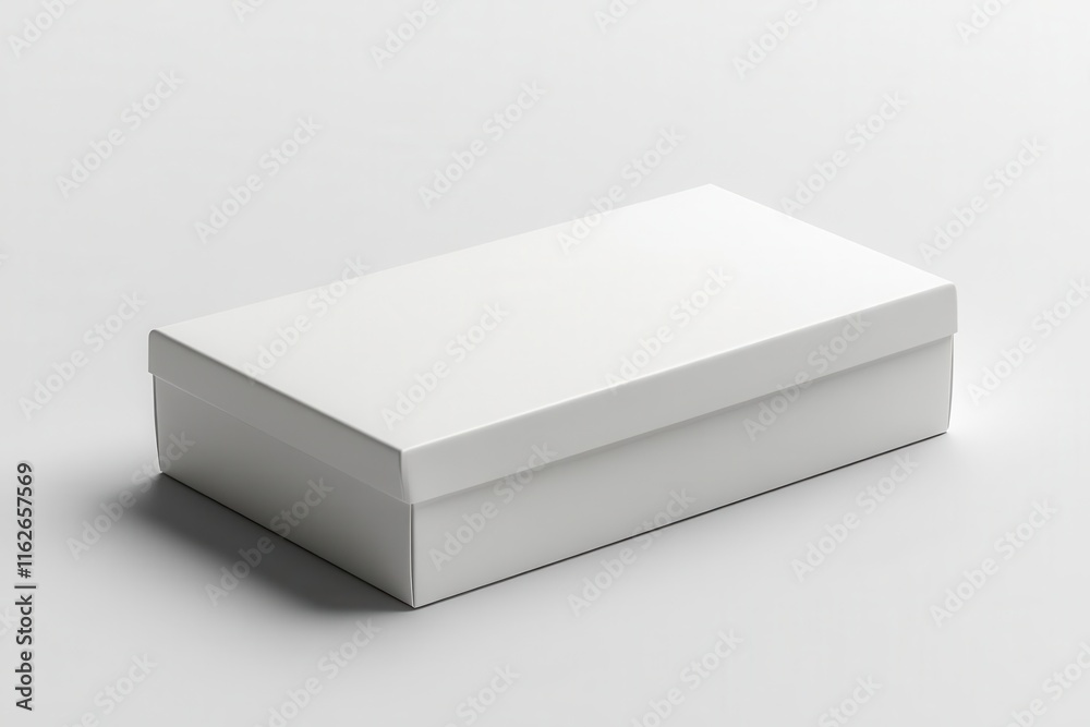 a sleek mockup white box positioned elegantly on a clean white background showcasing simplicity and versatility ideal for branding and product presentation accentuated by soft shadows for depth a sleek mockup white box positioned elegantly on a clean white background showcasing simplicity and versatility ideal for branding and product presentation accentuated by soft shadows for depth