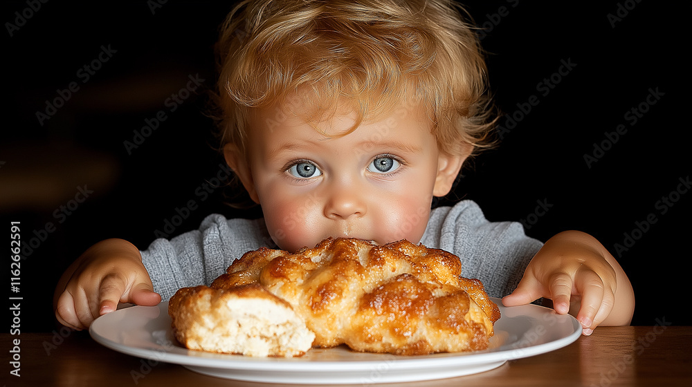 Food and child. Food and child.