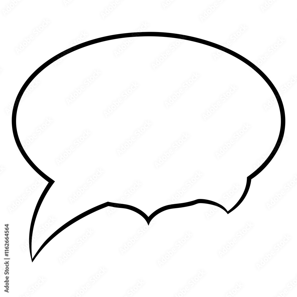 Fototapeta premium Hand-Drawn Speech Bubble Line Art Pack