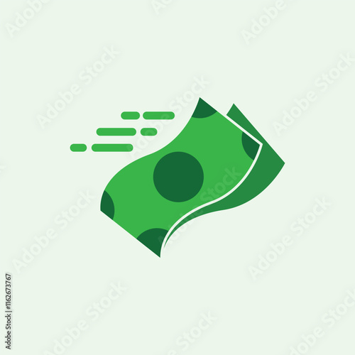 Fast money symbol logo icon vector 