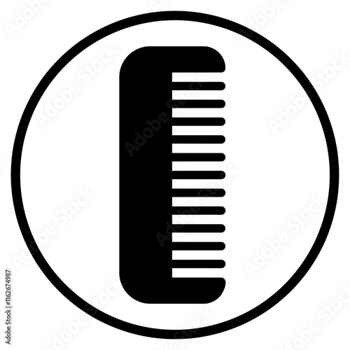 comb glyph icon