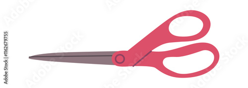 Sewing scissors for craftwork vector illustration