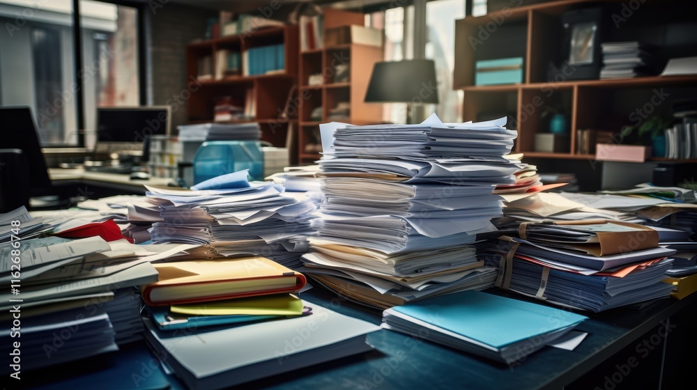 The Cluttered Office Workspace The Cluttered Office Workspace