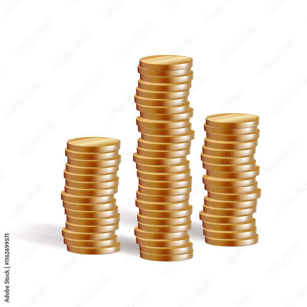 Coin stack, gold medal 3d drop. Money fall emoji, casino pile mountain of euro cents. Old golden cent rate icon. Vector render of lucky loan cash. US dollar penny gui reward. Floating game stock grow Coin stack, gold medal 3d drop. Money fall emoji, casino pile mountain of euro cents. Old golden cent rate icon. Vector render of lucky loan cash. US dollar penny gui reward. Floating game stock grow