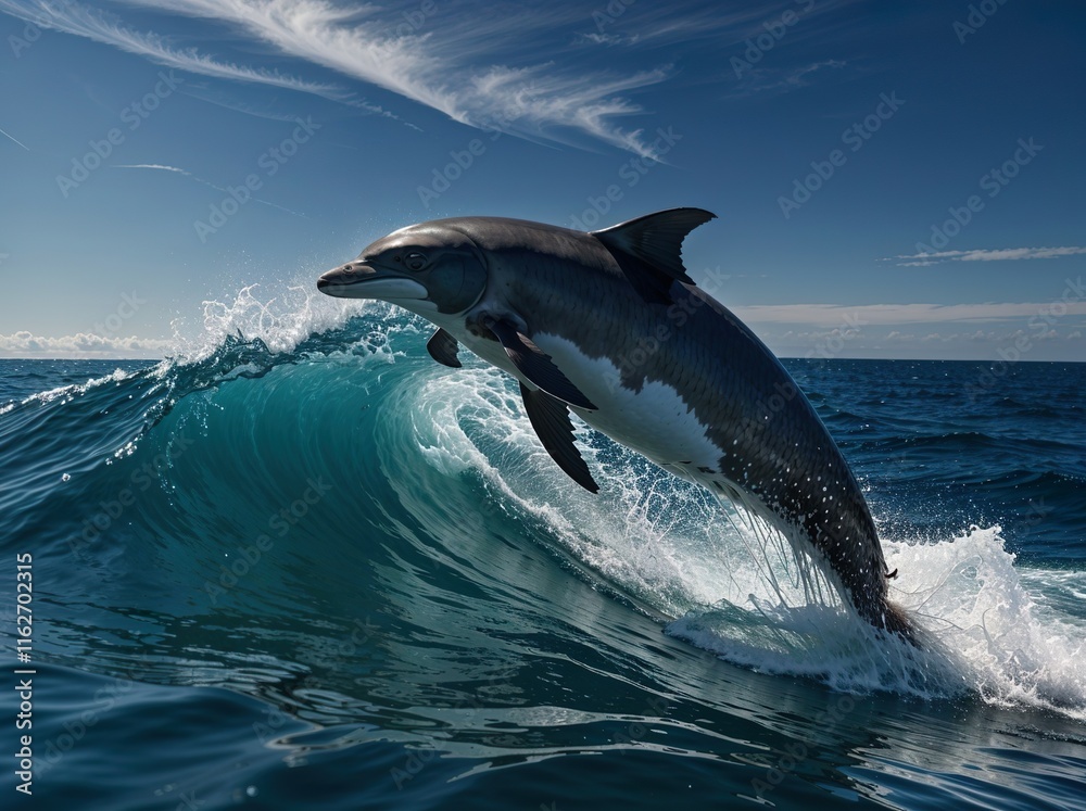 Fototapeta premium dolphin in the water