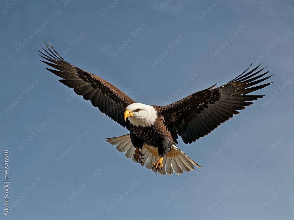 Fototapeta premium bald eagle in flight