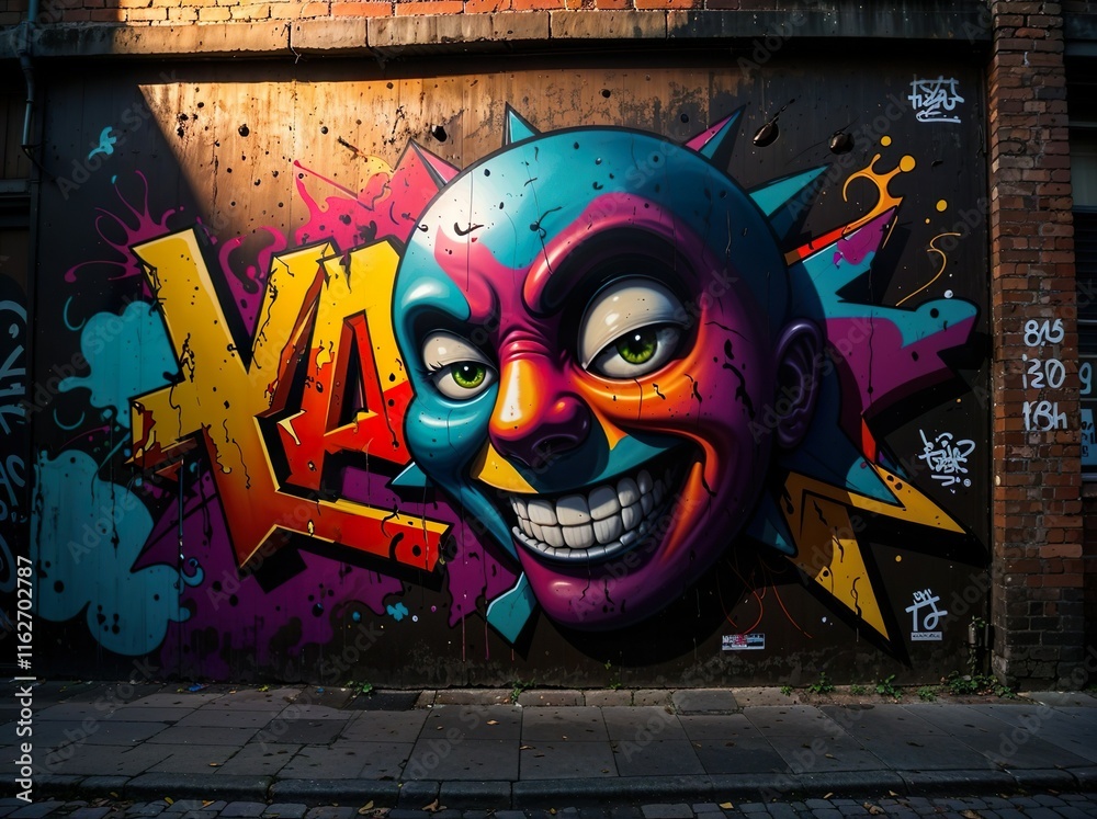 Fototapeta premium graffiti on the wall