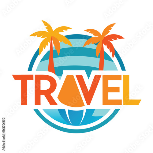 Travel logo vector illustration