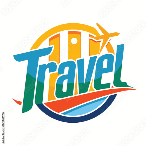 Travel logo vector illustration