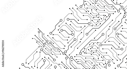 Technology background with hi-tech digital data connection system and computer electronic design