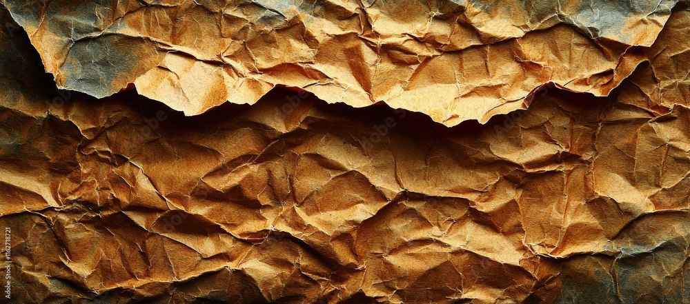 Crumpled brown paper texture background. Crumpled brown paper texture background.