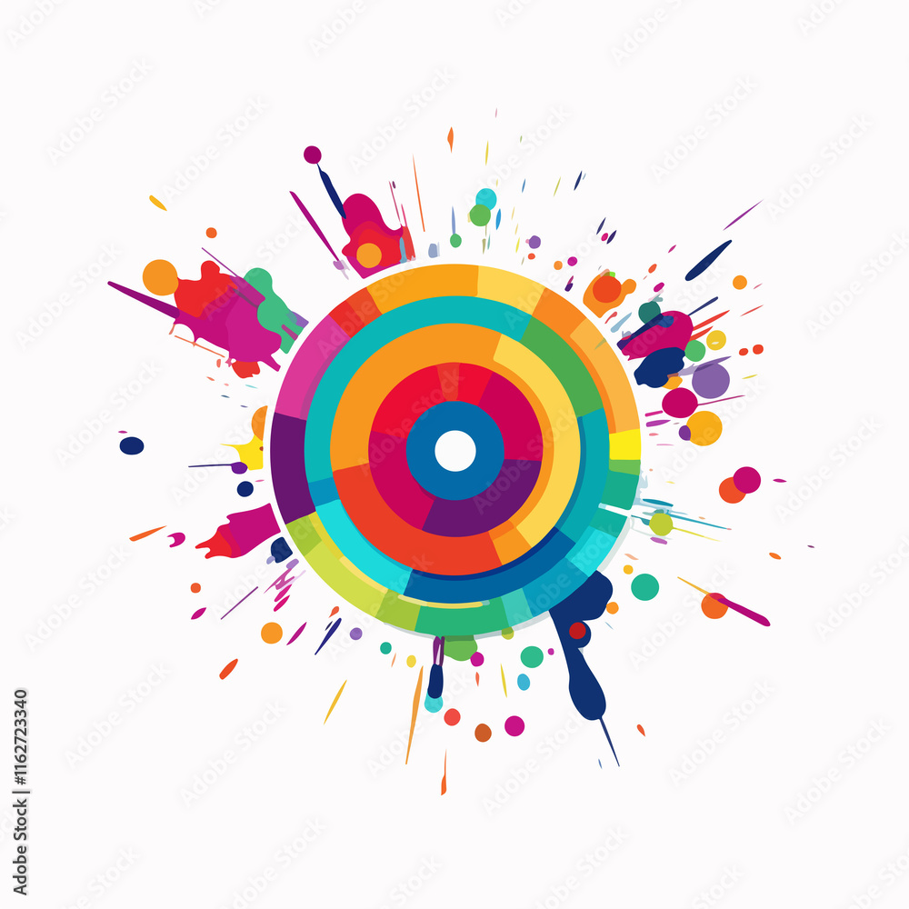 Target icon design vector illustration for marketing materials and business websites Target icon design vector illustration for marketing materials and business websites