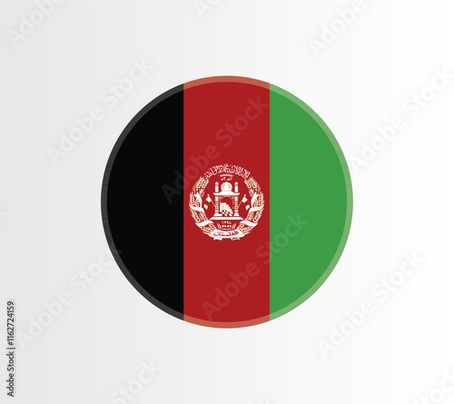 Afghanistan country flag concept with grunge design suitable for a logo icon design	 photo