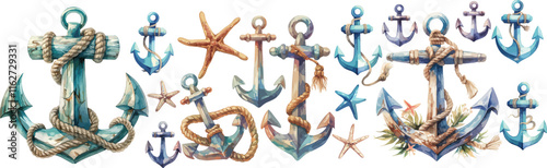 anchor watercolor clipart