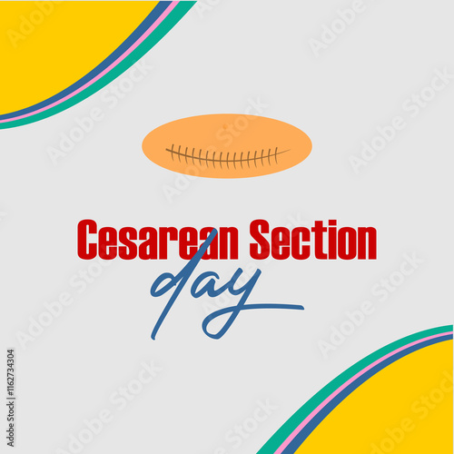 Cesarean Section Day Holiday concept