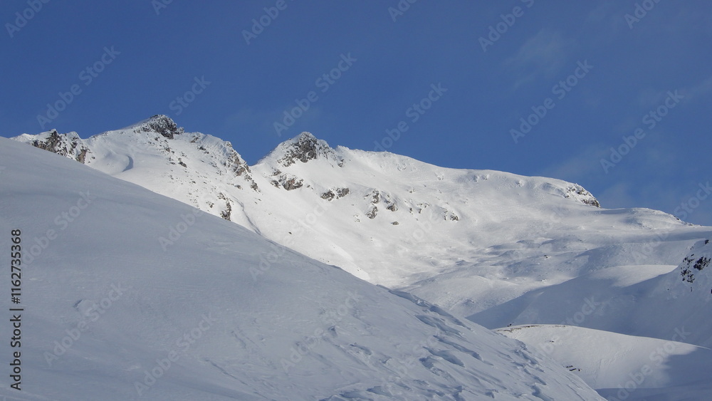 Blick zur Romatenspitze 2698m Blick zur Romatenspitze 2698m