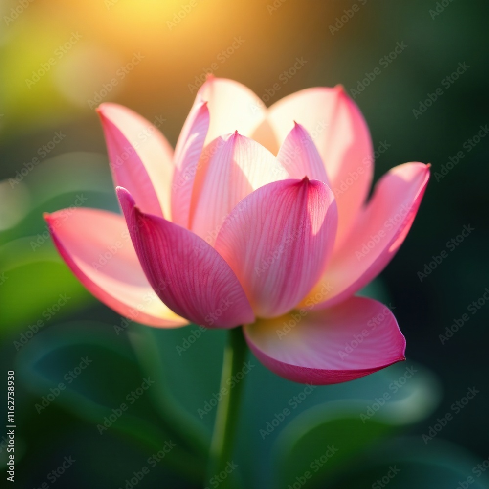 Delicate petals unfolding in soft morning light, nature, natural, elegance Delicate petals unfolding in soft morning light, nature, natural, elegance