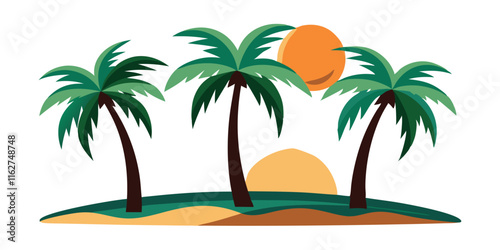 palm trees on the beach