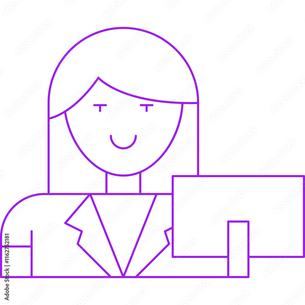 Cashier icon single vector illustration Cashier icon single vector illustration