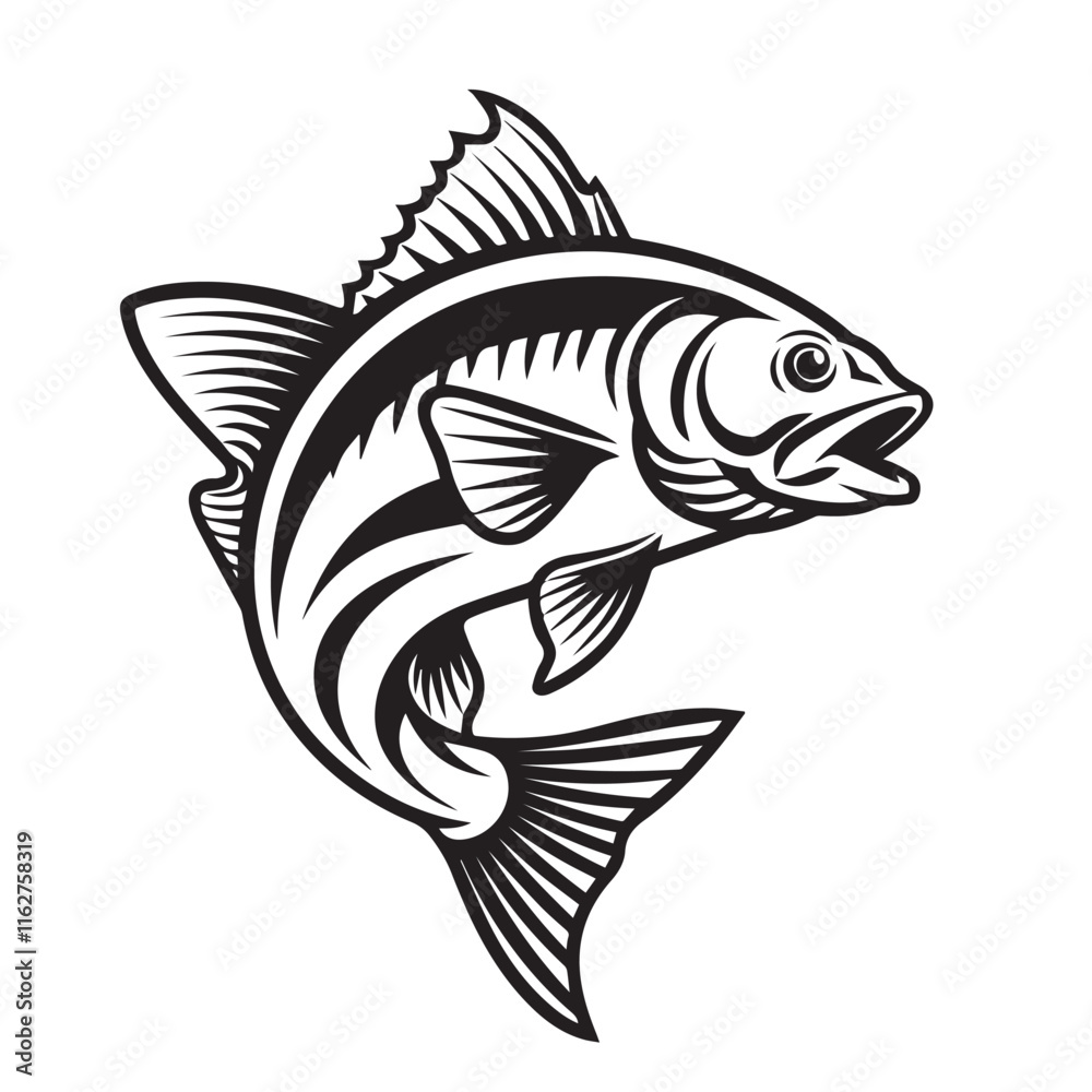 fish vector silhouette fish vector silhouette
