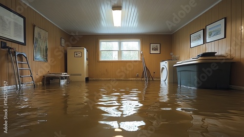 Clearing a flooded electric room or basement. -