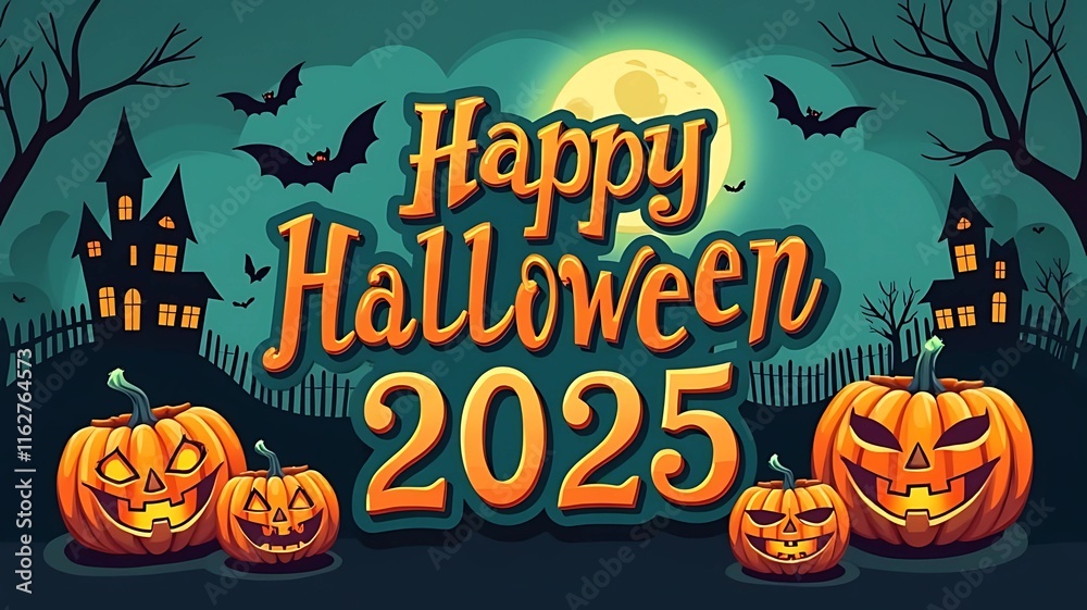 © Musfequr Zone - halloween background with pumpkin