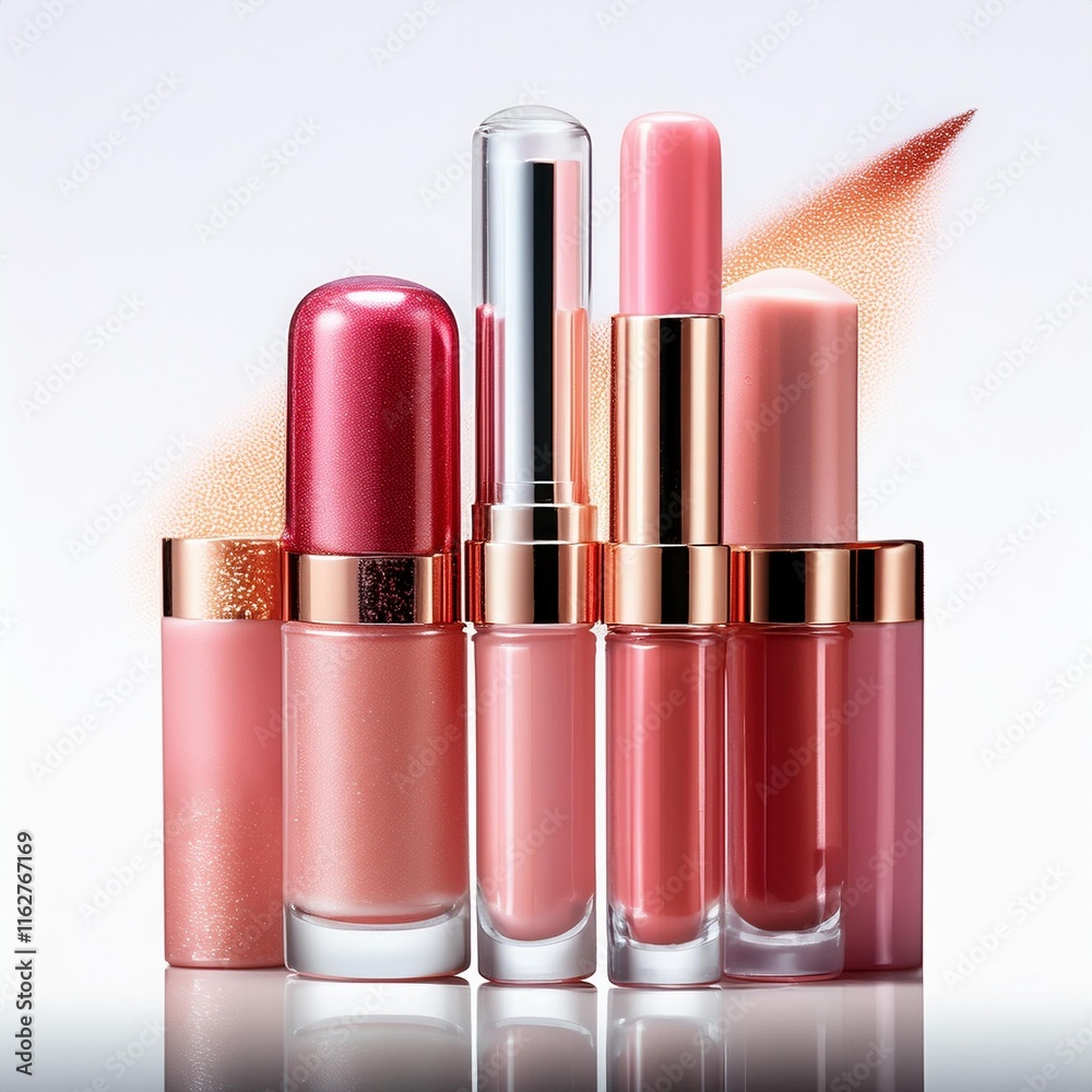 Obraz premium lipstick and nail polish