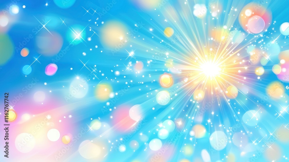 Celestial Burst: A Symphony of Light and Color Celestial Burst: A Symphony of Light and Color