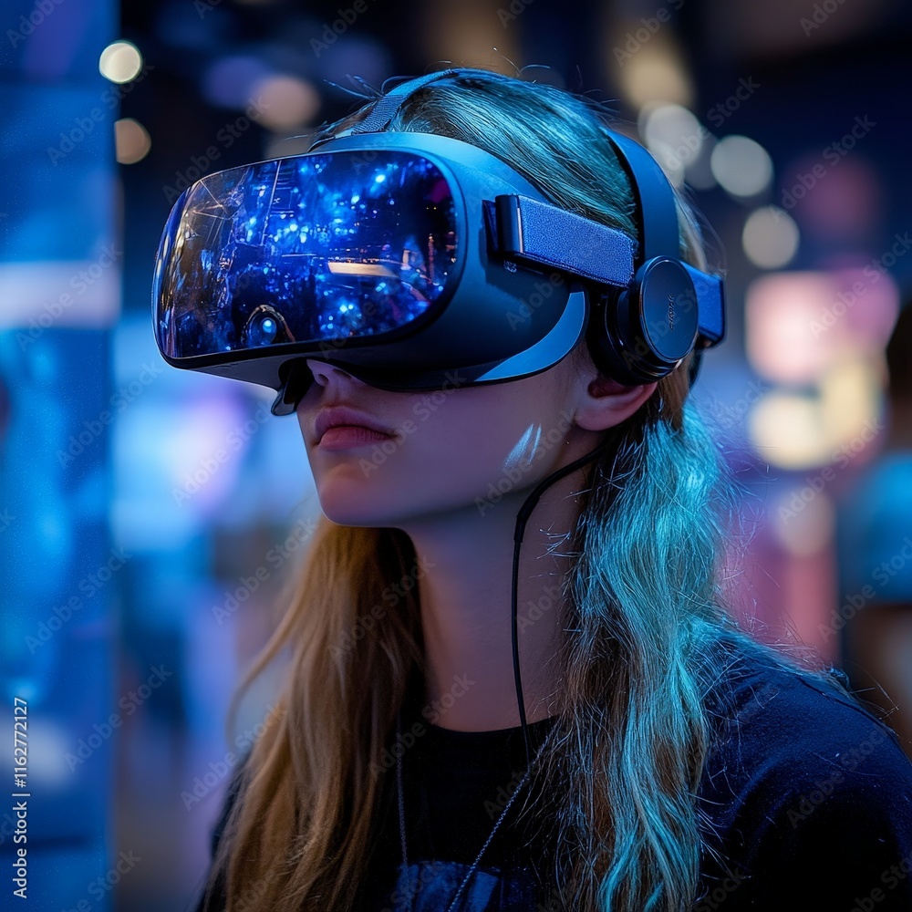 Futuristic VR Hologram Interaction for Modern Technology Futuristic VR Hologram Interaction for Modern Technology