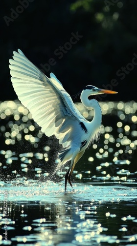 Nature-inspired blue hues Blue heron's wingspan impresses all photo