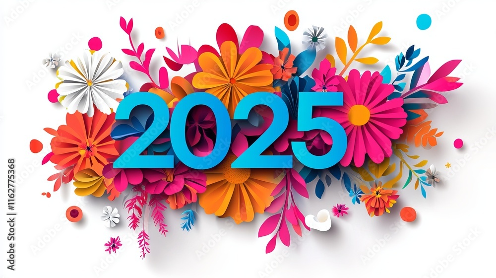 Creative Abstract Happy New Year 2025 Background Creative Abstract Happy New Year 2025 Background