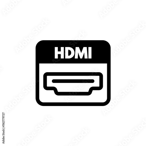Hdmi socket - marking icon
