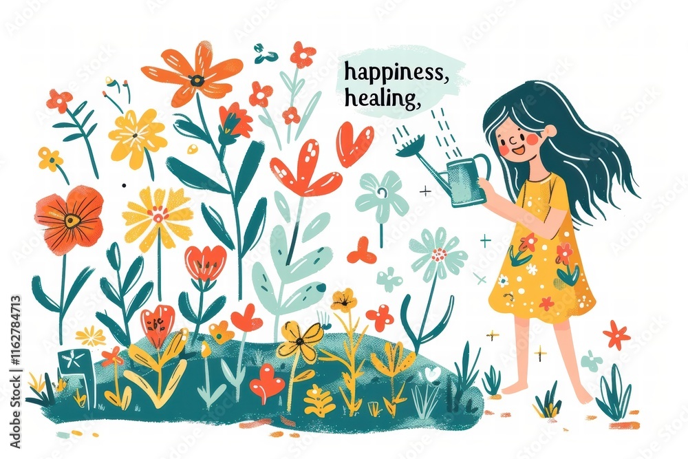 Creative depiction of mental health support and emotional care concepts Creative depiction of mental health support and emotional care concepts