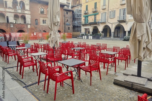 Piazza grande Pavia photo