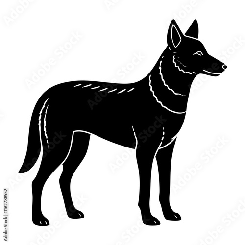 Dingo Silhouette vector silhouette photo