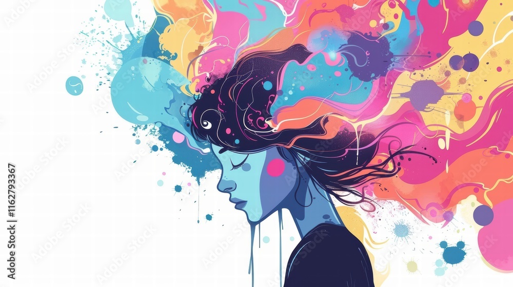 Obraz premium self-awareness and mental health care concepts