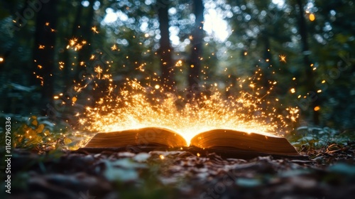 Magical wizard spells spell being cast effortlessly