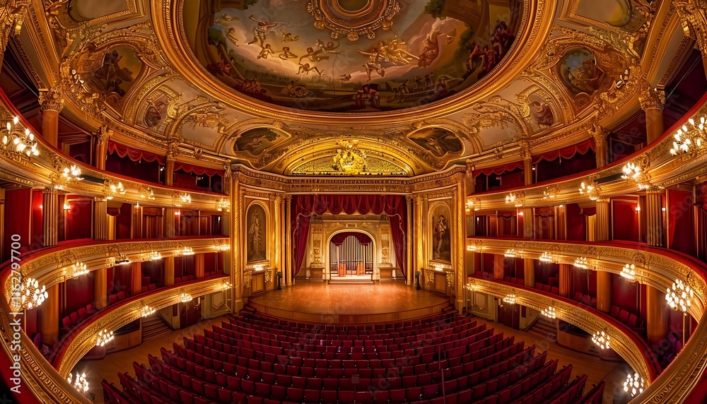 Obraz premium Interior of the Opera Garnier in Paris, France